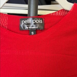 Red Small shirt long sleeve